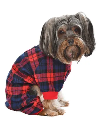 Parisian Pet Scottish Plaid Dog Pajama