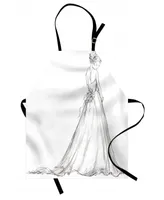 Ambesonne Bridal Apron