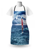Ambesonne Ride the Wave Apron