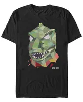 Star Trek Men's Original Series Gorn Geometric Big Face Short Sleeve T-Shirt