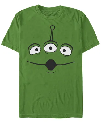Disney Pixar Men's Toy Story Alien Big Face Costume Short Sleeve T-Shirt