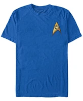 Star Trek Men's The Original Series Science Starfleet Insignia Short Sleeve T-Shirt