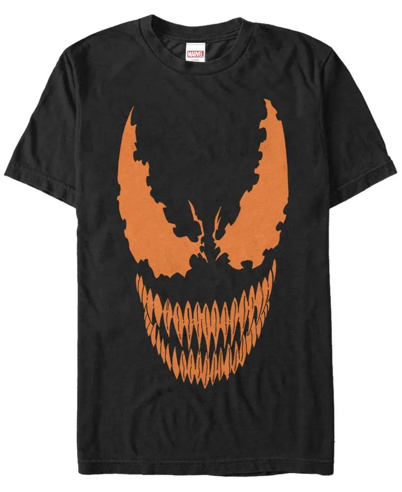 Marvel Men's Venom Halloween Pumpkin Big Face Costume Short Sleeve T-Shirt