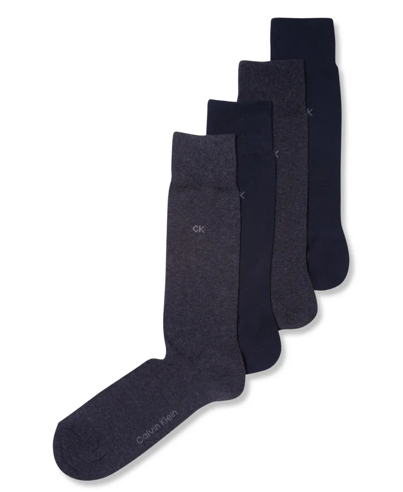 Calvin Klein Men's Socks, 4 Pack Solid