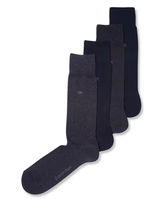 Calvin Klein Men's Socks, 4 Pack Solid