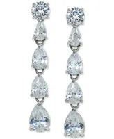 Giani Bernini Cubic Zirconia Drop Earrings Sterling Silver, Created for Macy's