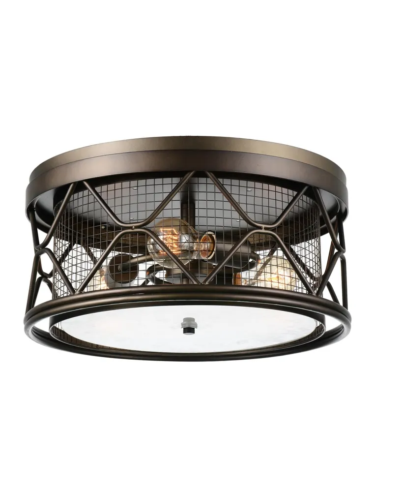 Cwi Lighting Kali 3 Light Flush Mount