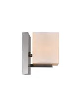 Cwi Lighting Satin Nickle 1 Light Wall Sconce