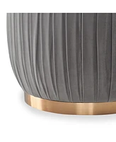 Jolie Pleated Ottoman