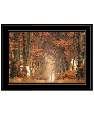 Trendy Decor 4U Follow Your Own Way by Martin Podt, Ready to hang Framed Print, Black Frame, 21" x 15"