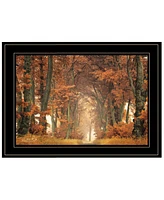 Trendy Decor 4U Follow Your Own Way by Martin Podt, Ready to hang Framed Print, Black Frame, 21" x 15"