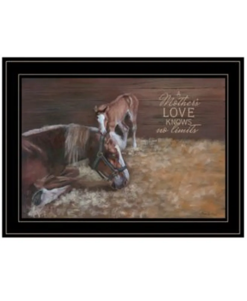 Trendy Decor 4u A Mother Love Horses By Pam Britton Ready To Hang Framed Print Collection