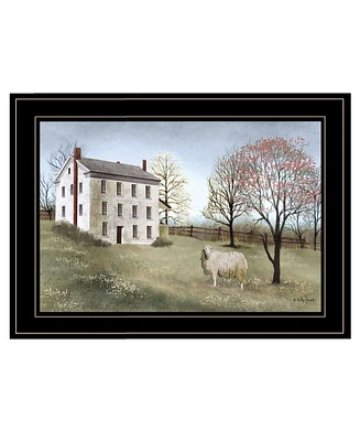 Trendy Decor 4U Spring at White House Farm by Billy Jacobs, Ready to hang Framed Print, Black Frame, 21" x 15"