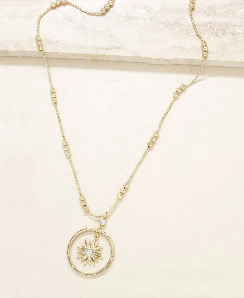 Ettika Nova Crystal Pendant Necklace