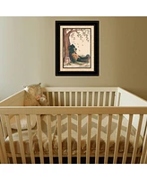 Trendy Decor 4U Nap Time by Mary June, Ready to hang Framed Print, Black Frame, 15" x 19"