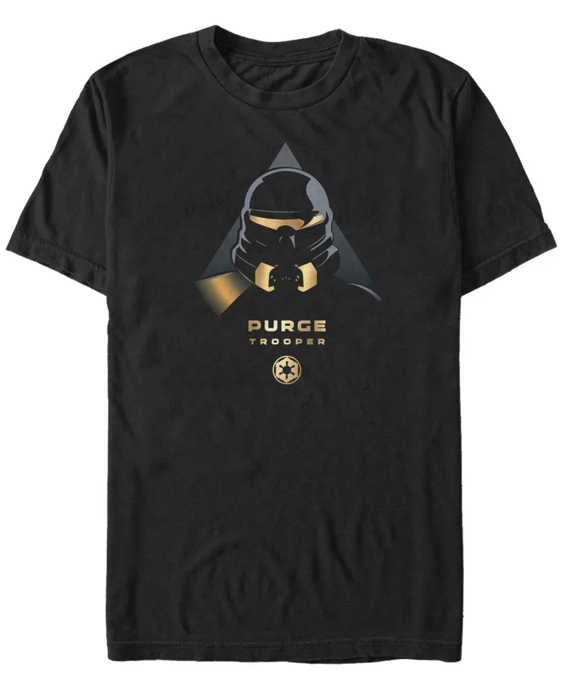 Star Wars Men's Jedi Fallen Order Gold-Tone Purge Trooper T-shirt