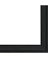 Trendy Decor 4U Moody Gray Glassware Still Life 2-Piece Vignette by Bluebird Barn, Black Frame, 15" x 19"