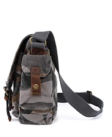 Tsd Brand Camo Canvas Crossbody Bag
