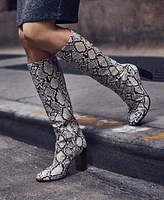Kenneth Cole New York Women's Justin Block-Heel Tall Knee High Boots