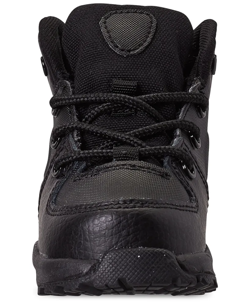 Nike Toddler Boys Manoa Leather Boots from Finish Line - BLACK/BLACK