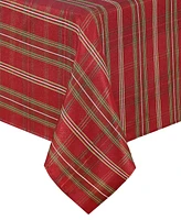 Elrene Shimmering Plaid Tablecloth