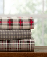 Pointehaven Plaid Flannel Sheet Set, California King