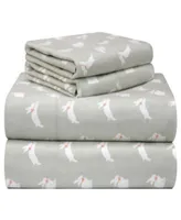 Pointehaven Whimsical Printed Flannel Sheet Sets