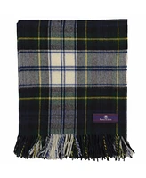 Prince of Scots Highland Tartan Tweed Merino Wool Throw, 55" x 72"