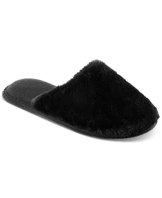 Isotoner Signature Women's Faux-Fur Laurel Clog Slippers