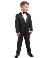 Nautica 4-Piece Tuxedo Suit, Shirt & Bowtie, Little Boys