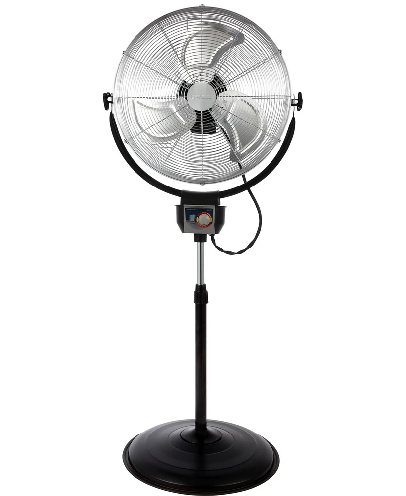 Optimus 20" Industrial Grade Hv Oscillating Stand Fan w/ Chrome Grill