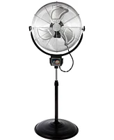 Optimus 20" Industrial Grade Hv Oscillating Stand Fan w/ Chrome Grill