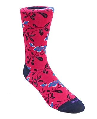Duchamp London Men's Floral Dress Sock