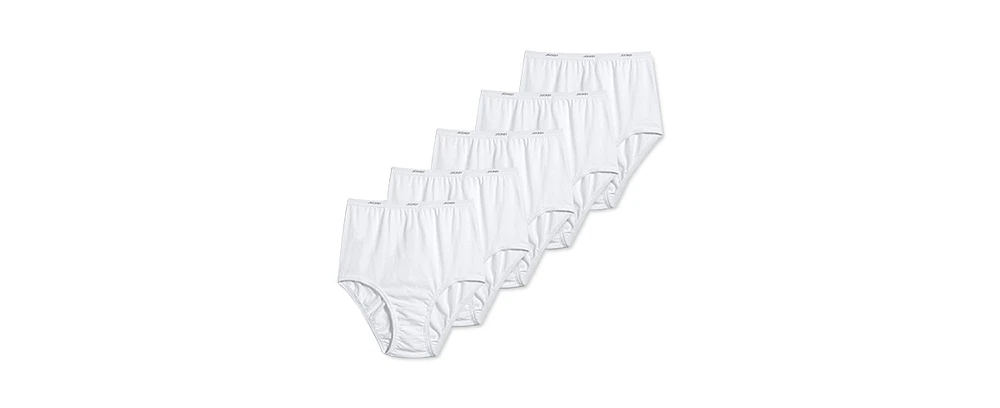 Jockey Women's Classics Cotton 5 Pack Brief Underwear 1743