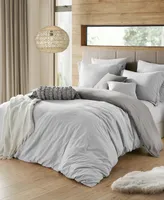 Ultra Soft Reversible Crinkle Duvet Cover Set