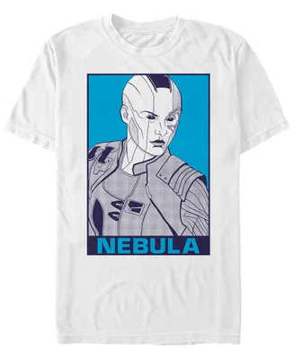 Marvel Men's Avengers Endgame Nebula Pop Art Poster, Short Sleeve T-shirt