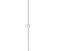 Ruby (1-1/5 ct. t.w.) & White Topaz (1/10 ct. t.w.) Circle 18" Pendant Necklace in Sterling Silver