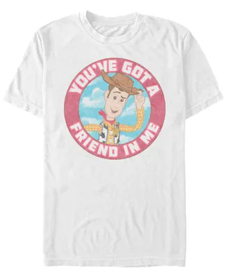 Disney Pixar Men's Toy Story Woody Friend in Me, Short Sleeve T-Shirt