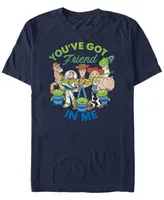 Fifth Sun Men's Disney Pixar Toy Story Cartoon Group Shot Short Sleeve T-shirt