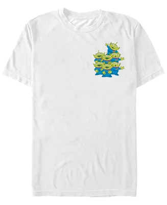 Fifth Sun Toy Story Men's Aliens Group Left Chest Short Sleeve T-Shirt