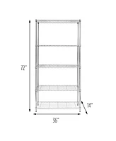 Honey Can Do 5-Tier Heavy Duty Steel Shelving Unit