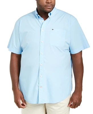 Tommy Hilfiger Men's Big & Tall Maxwell Short-Sleeve Button-Down Shirt