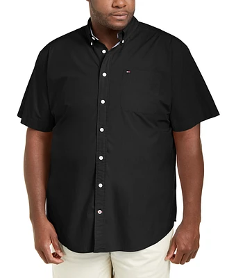 Tommy Hilfiger Men's Big & Tall Maxwell Short-Sleeve Button-Down Shirt