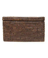 Artifacts Rattan Storage Box with Lid Letter File