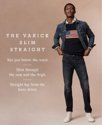 Polo Ralph Lauren Mens Varick Slim Straight Jeans Collection