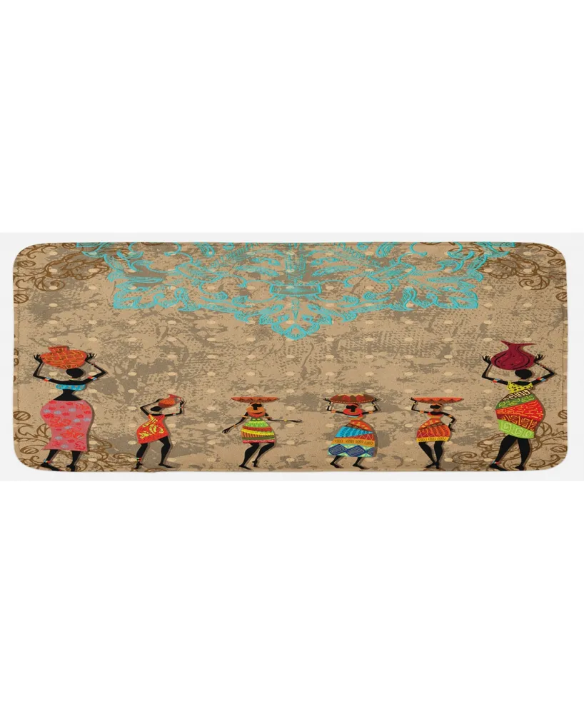 Ambesonne African Kitchen Mat