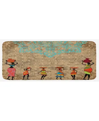 Ambesonne African Kitchen Mat