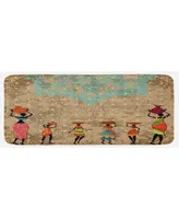 Ambesonne African Kitchen Mat