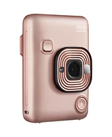 Fujifilm Instax Mini Hybrid LiPLay Instant Camera (Blush Gold)