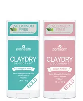 Zion Health Eucalyptus Mint Plus Sweet Amber Deodorant Duo, 5.6oz